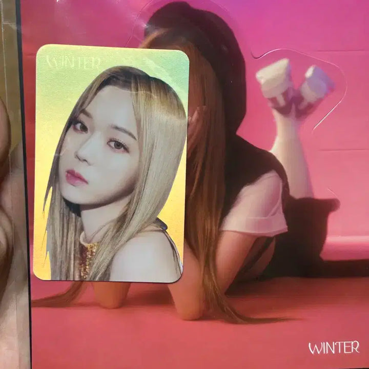 에스파 윈터 포에버 홀로그램 카드 홀카 미개봉