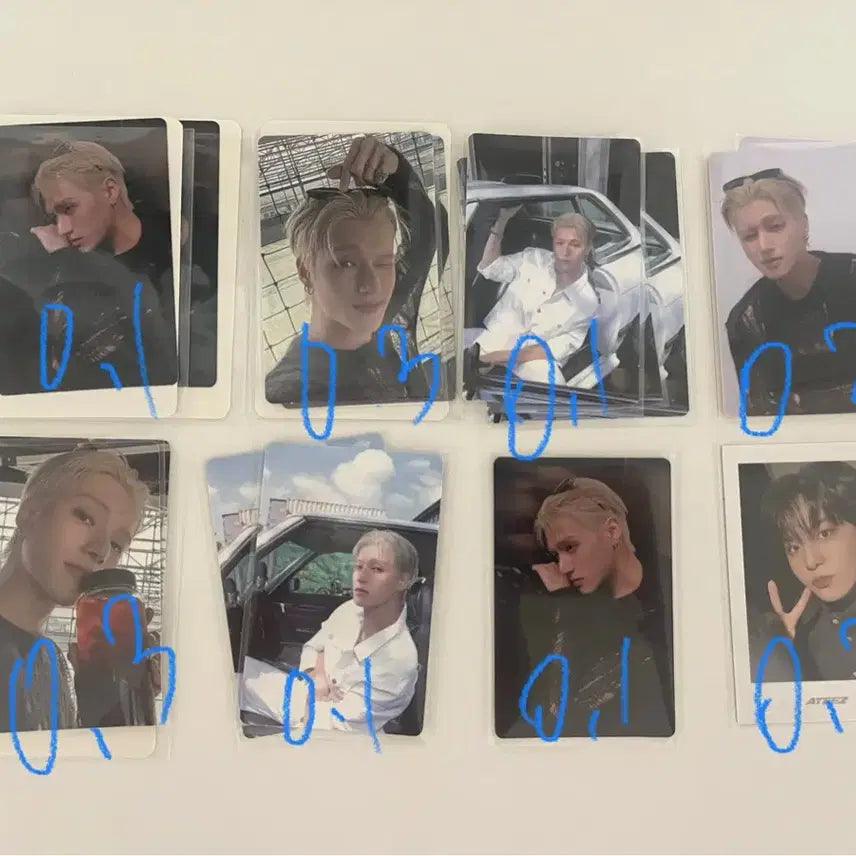 에이티즈 우영 골든아워3 앨범 포카