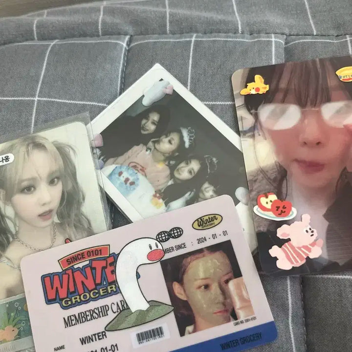 에스파 포토카드 한양대 윈터 카리나 생카 특전 윈터 생카 특전