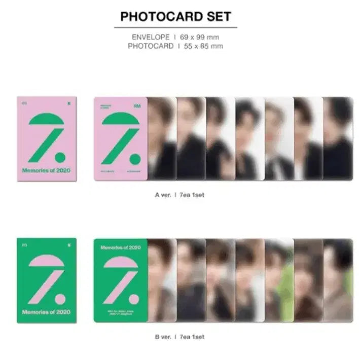 BTS 방탄소년단 메모리즈 2020 DC 디지털 코드 특전 포함