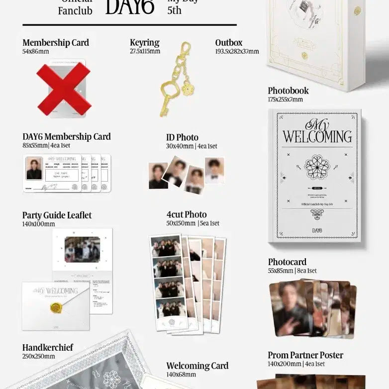 데이식스 5기 키트