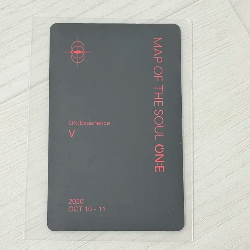 BTS 방탄소년단 MAP OF THE SOUL 맵솔 DVD 포카 뷔 태형