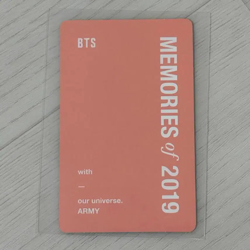 BTS 방탄소년단 Memories 2019 메모리즈 포카 제이홉 호석