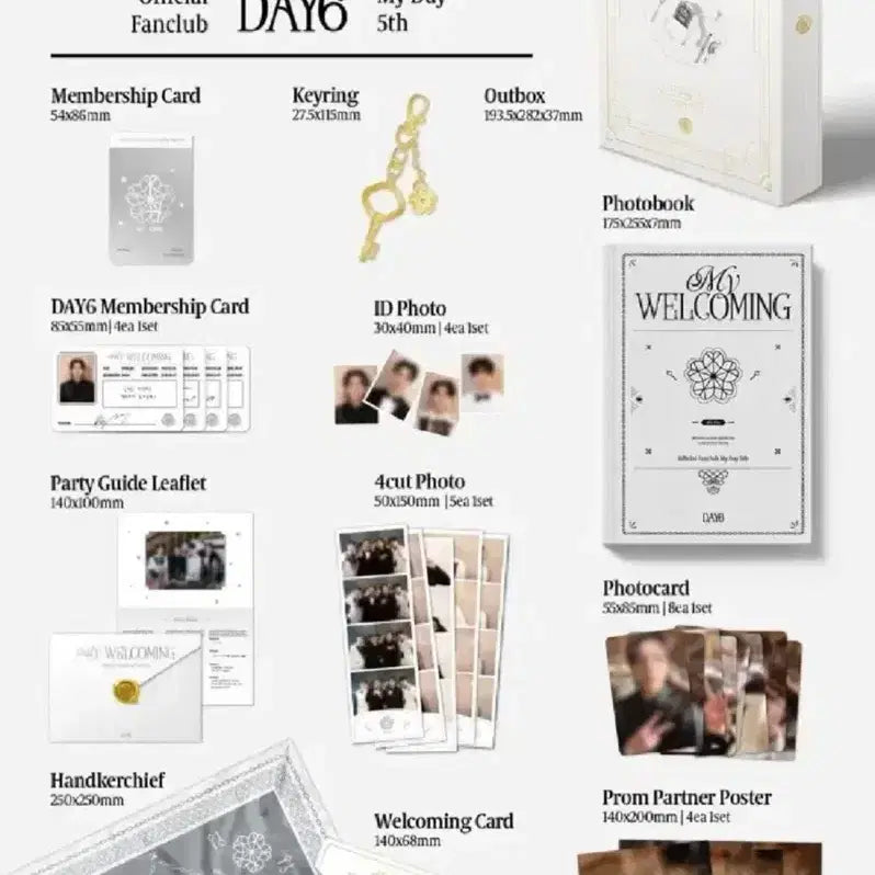 데이식스 5기키트 양도 (멤버십카드x)