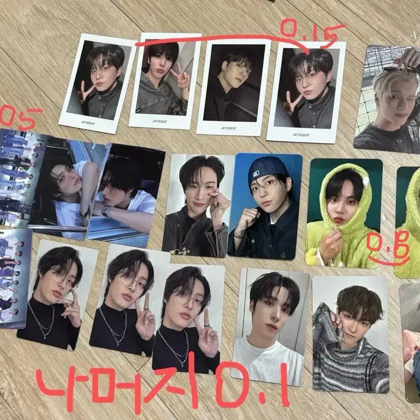 에이티즈 골든아워 3 + 메이크스타 공룡 포카