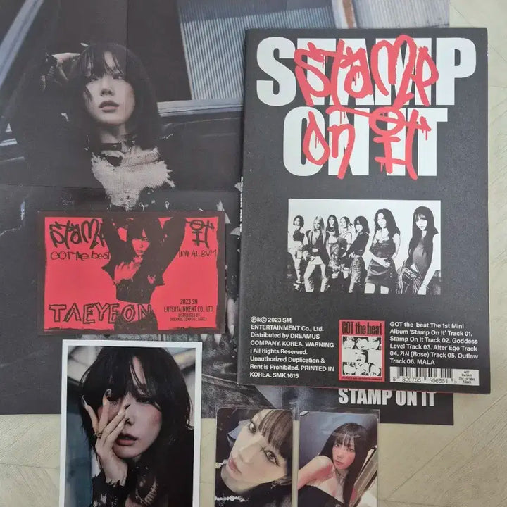 갓더비트 Stamp On It (구성품 태연 풀셋)