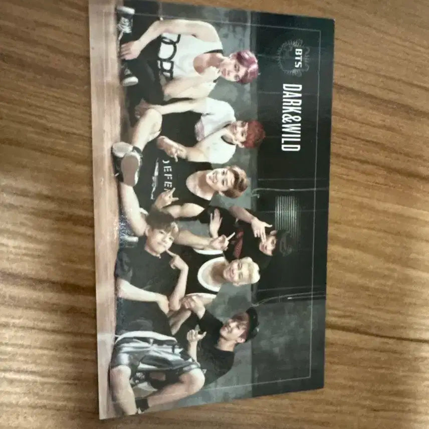 방탄 다크앤와일드 단체버전3 포카