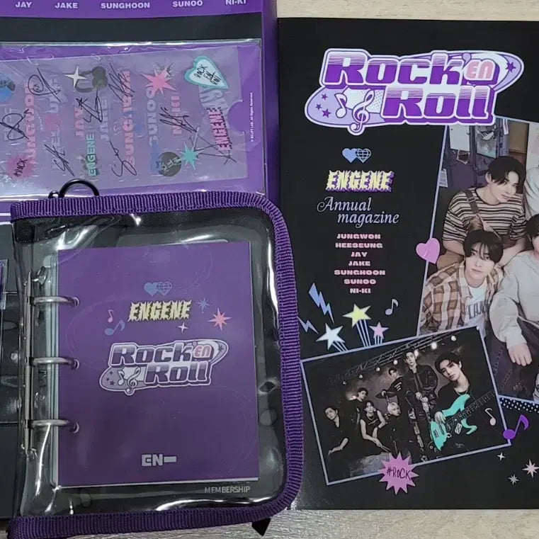 엔하이픈 엔진 멤버십 키트 3공 바인더