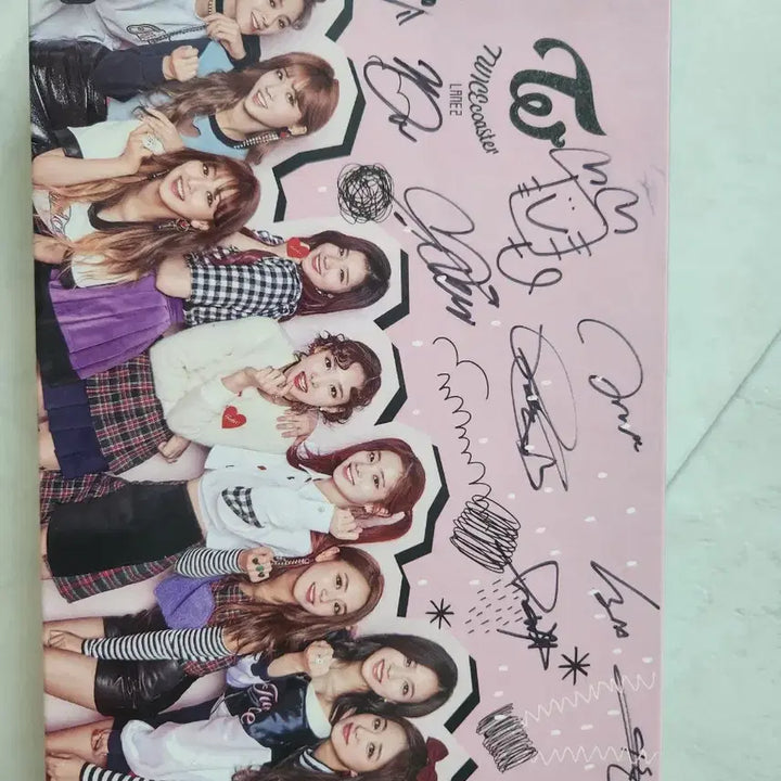 트와이스 친필싸인 앨범