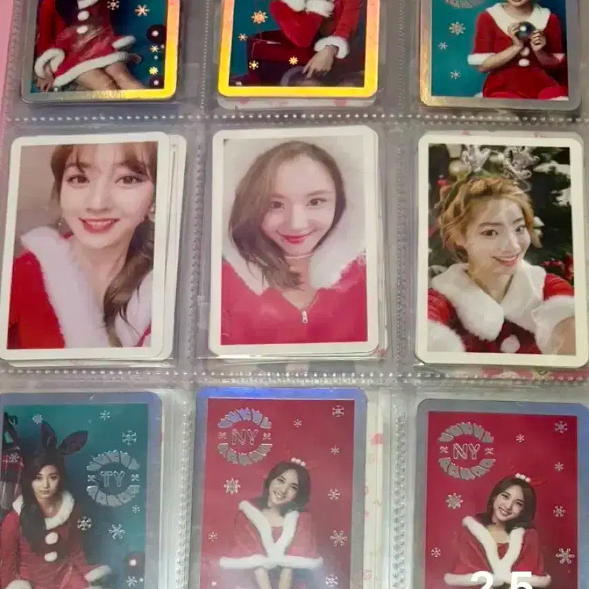 트와이스 크리스마스 포카 포토카드