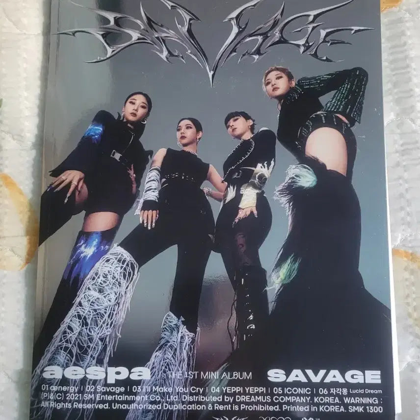 에스파 savage 세비지 앨범 포카 포함 SET