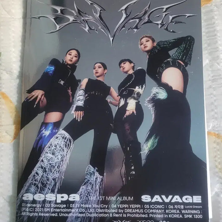 에스파 savage 세비지 앨범 포카 포함 SET