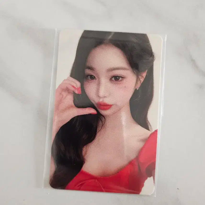 아이브 장원영 데싱디바 레드녕 포토카드 포카