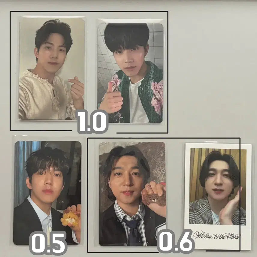 day6 데이식스 데식 도운 성진 포카 일괄양도 쇼핑라이브 웰투쇼 특전