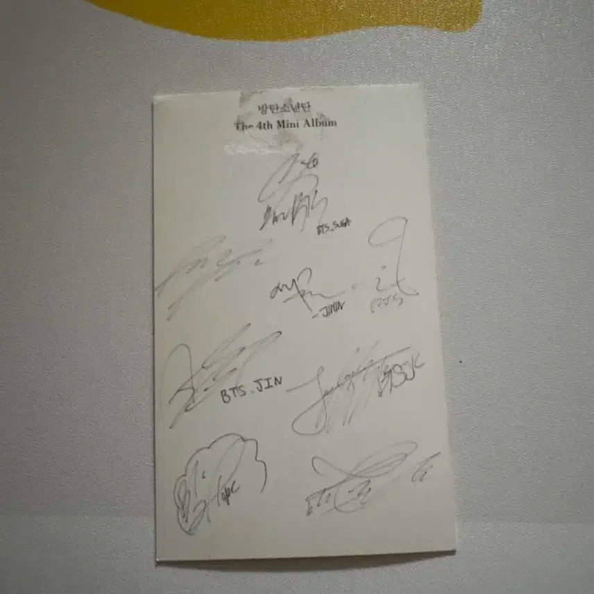 방탄 화양연화pt.2 단체 포카
