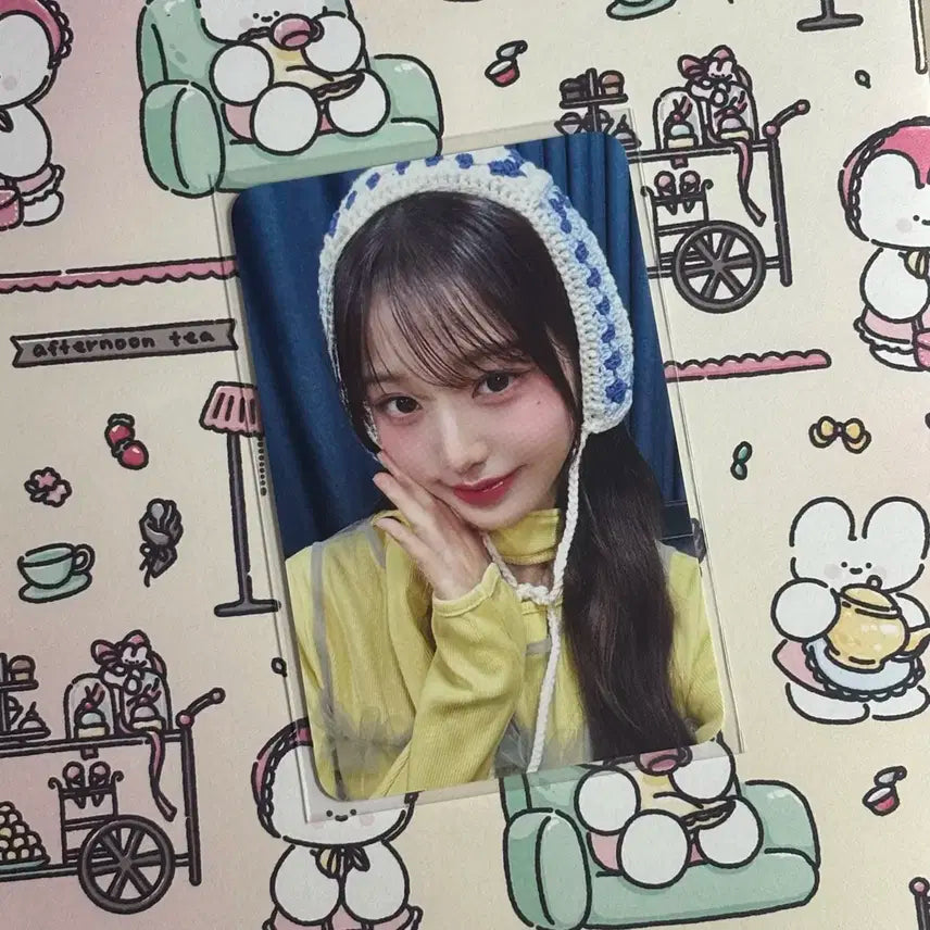 아이브 스위치 위드뮤 장원영 포카 미공포 럭드 분철 귀도리 원영 해야