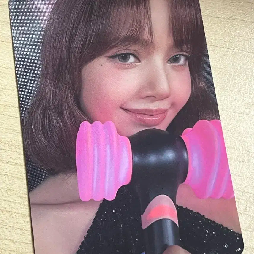 블랙핑크 리사 뿅봉 포카