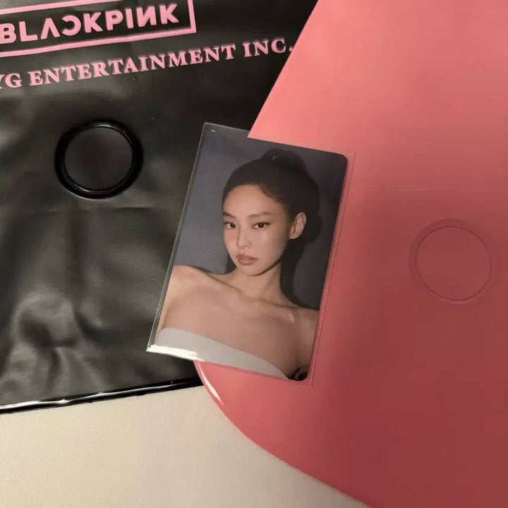 블랙핑크 DEADLINE 콘서트 방석 제니 포토카드 포카 세트