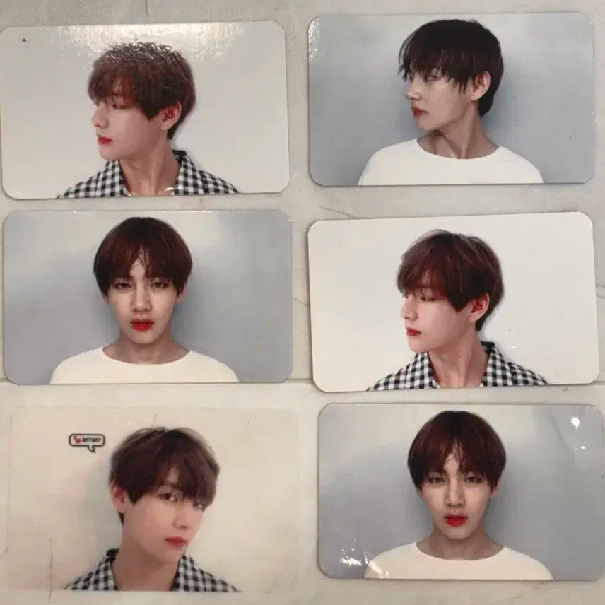 방탄 BTS 뷔 김태평 포토카드 6장 일괄