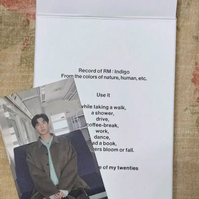 방탄소년단 알엠 인디고 앨범 북에디션+위버스앨범 세트