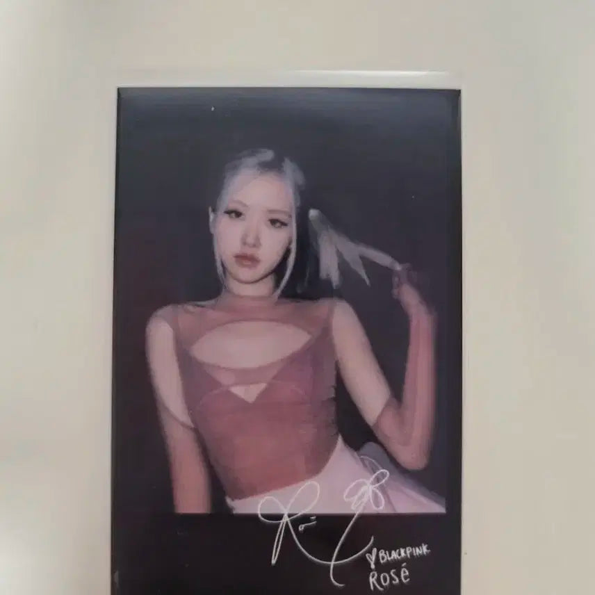 블랙핑크 블핑 포카 포토카드 본핑크 럭드 로제