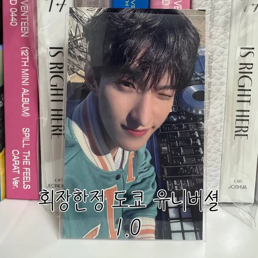 세븐틴 도겸 도쿄 일본 유니버셜 회장한정 포카 판매