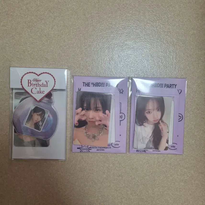 에스파 윈터 생일 엠디 md 포카 미개봉