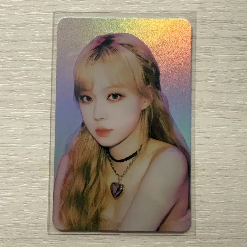 에스파 윈터 MD 홀로그램 포토카드