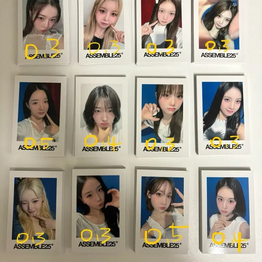 트리플에스 어셈블25 비스테이지 폴라로이드 포카 미공개 특전