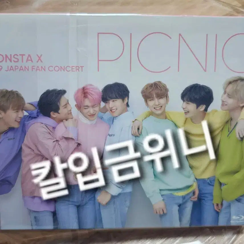 2019 몬스타엑스 일본 팬콘 피크닉 블루레이 일본 팬클럽 한정판