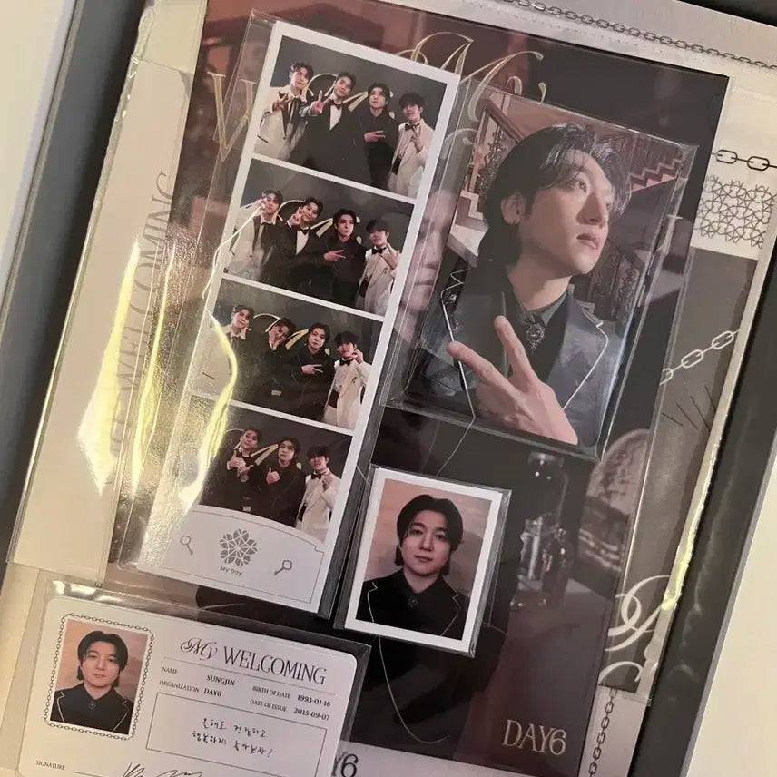 (회원카드 포함) 데이식스 5기 미개봉 키트