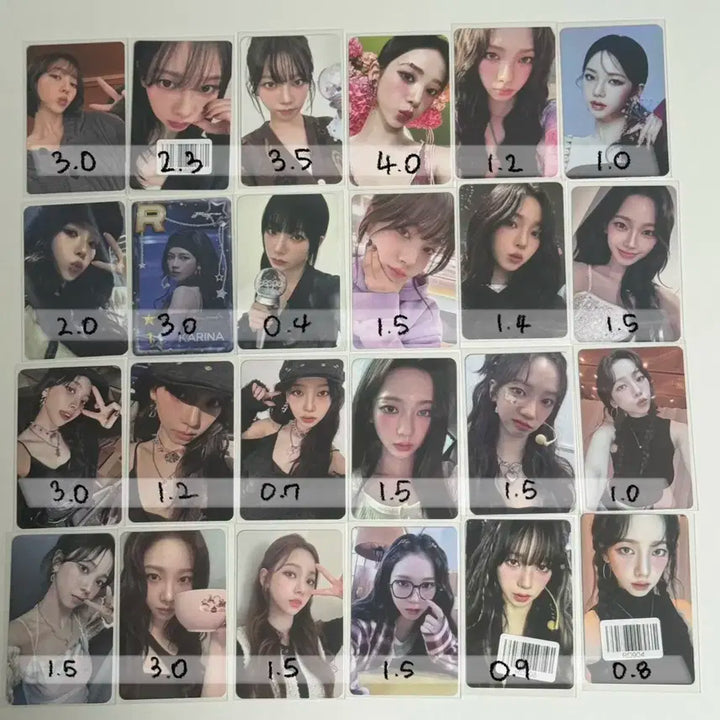 에스파 카리나 포카 양도해요 지젤 윈터 닝닝 분철 더티워크 사요 유닛
