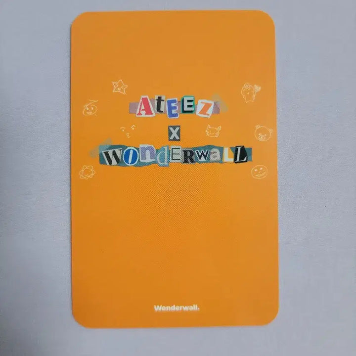 에이티즈 원더월 윤호 포카