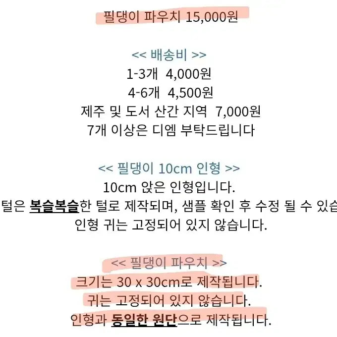 데이식스 원필 비공굿 필댕이 파우치 원가양도 새상품