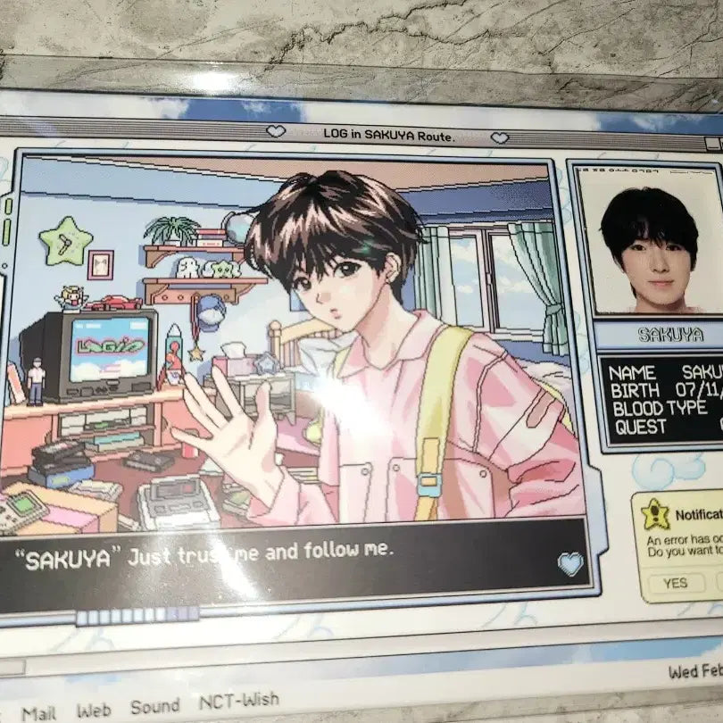 엔시티 위시 사쿠야 로그인 포토세트