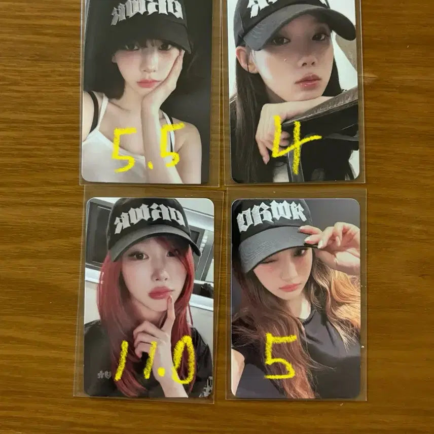 에스파 Dirty Work BALL CAP SET 포카 양도