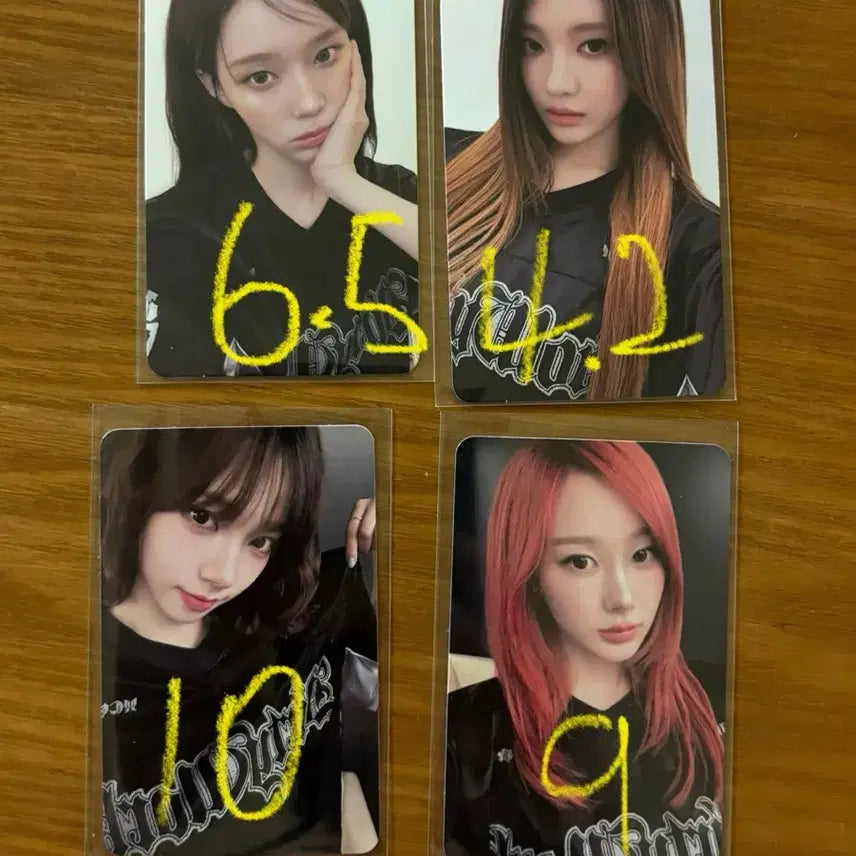 에스파 Dirty Work T-SHIRT SET 포카 양도