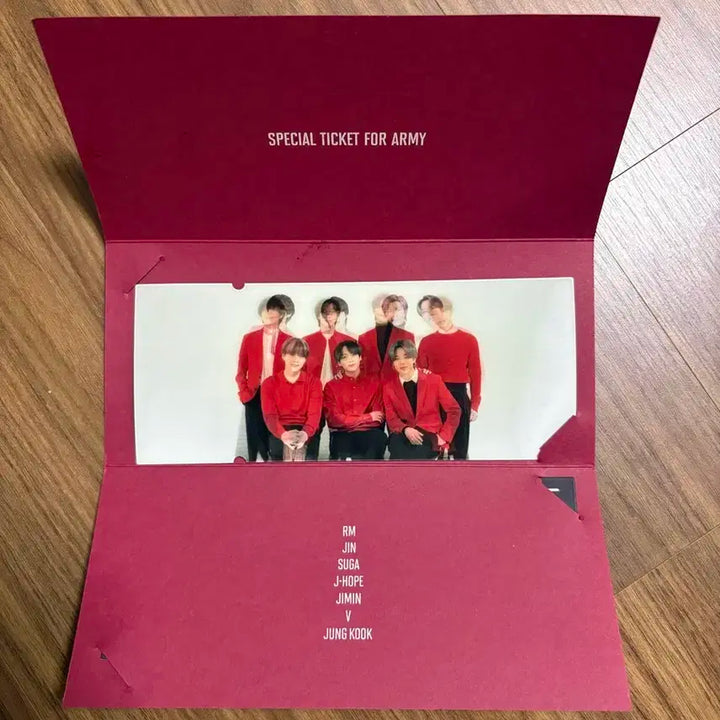 BTS 방탄소년단 맵더소울 렌티큘러 티켓