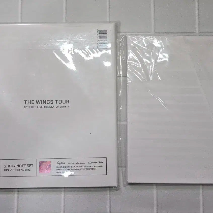 방탄소년단 윙즈 투어 sticky note, stamp seal 세트