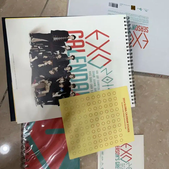엑소 시즌그리팅 2014 굿즈 판매 양도