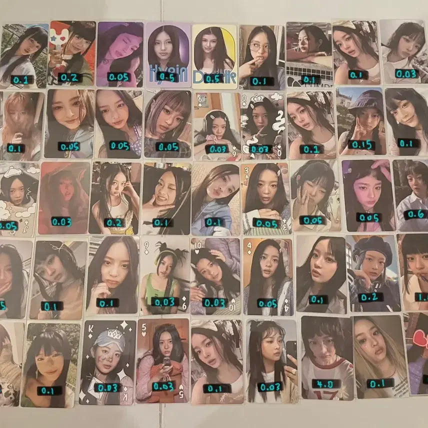 뉴진스 하니 민지 포토카드 미공포 양도 판매