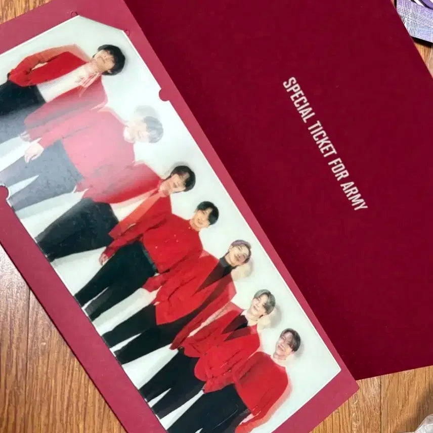 방탄소년단 MAP OF THE SOUL  렌티큘러 티켓