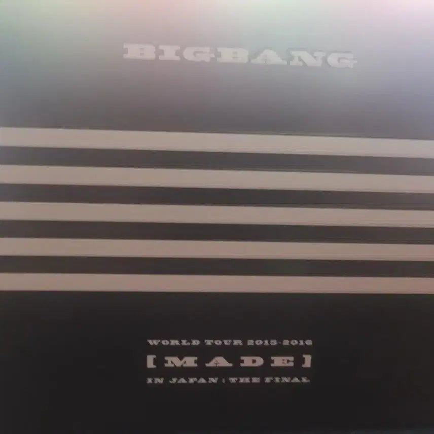 빅뱅 메이드 일본 피날콘 블루레이 & Cd