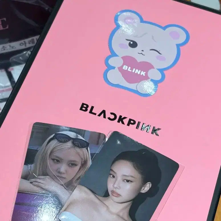 블랙핑크 로제 제니 포토카드 스티커