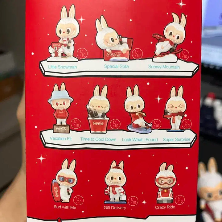 팝마트 라부부 코카콜라 시크릿 피규어+기본 피규어