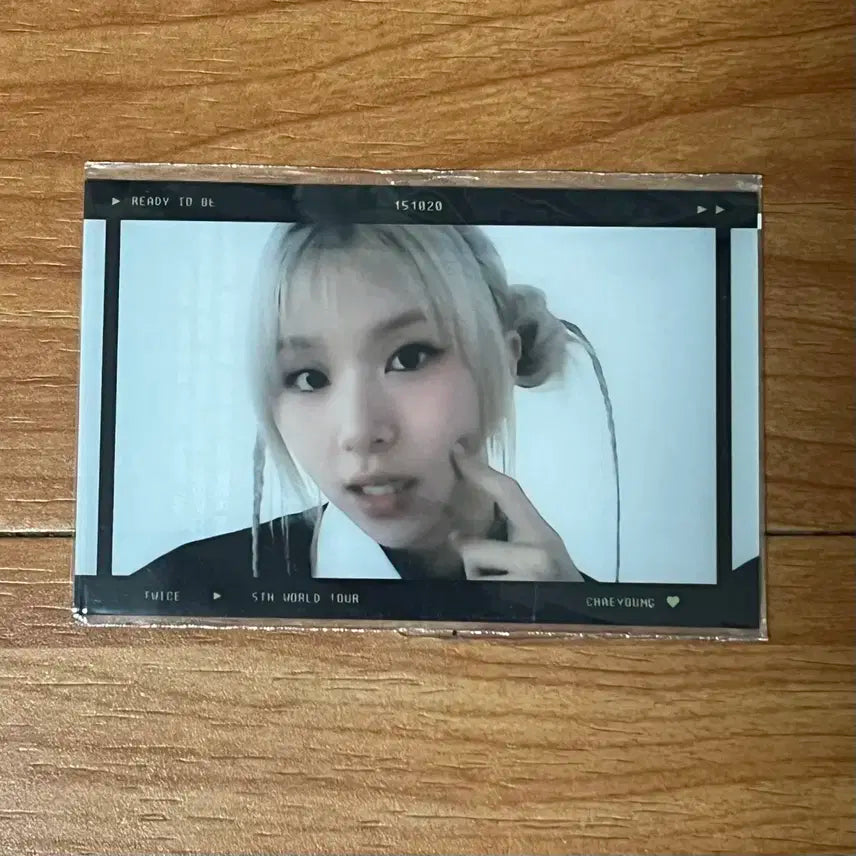트와이스 TWICE 채영 READY TO BE 콘서트 특전 포카
