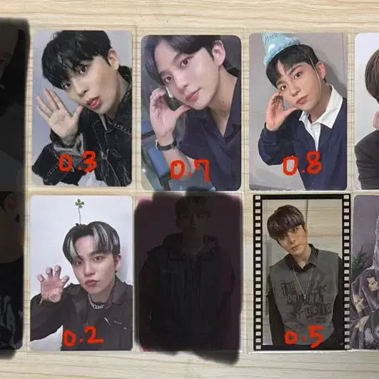 에이티즈 종호 포카 28장