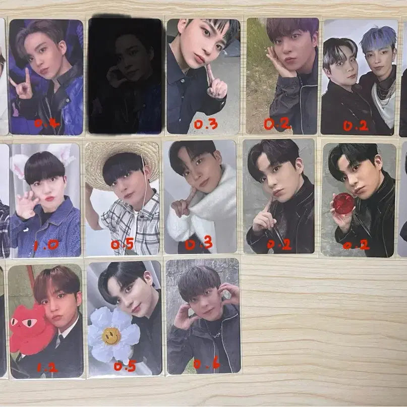 에이티즈 종호 포카 28장