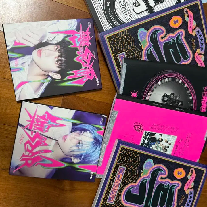 스키즈 굿즈 일괄 판매 용복이 포카 앨범