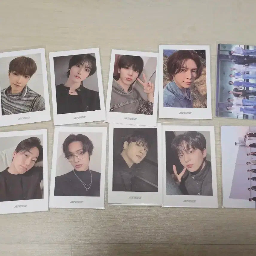 에이티즈 앨범 포토카드 단체 포카+폴라 세트 판매 양도